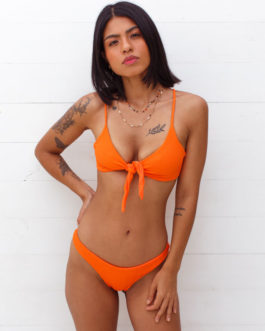 Bas de bikini Asa Delta – Orange
