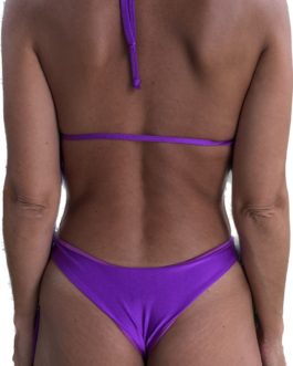 Bas de bikini Asa Delta – Violet brillant